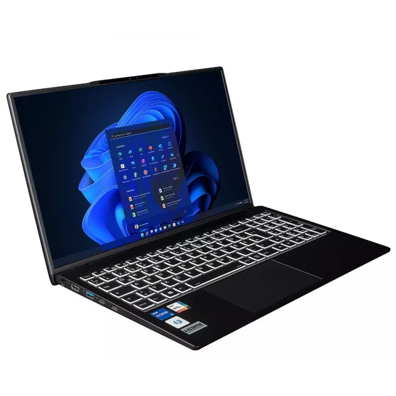 bluechip TRAVELline B15W58, Intel® Core™ i7, 39,6 cm (15,6 tolli), 1920 x 1080 pikslit, 16 GB, 1 TB, Windows 11 Pro