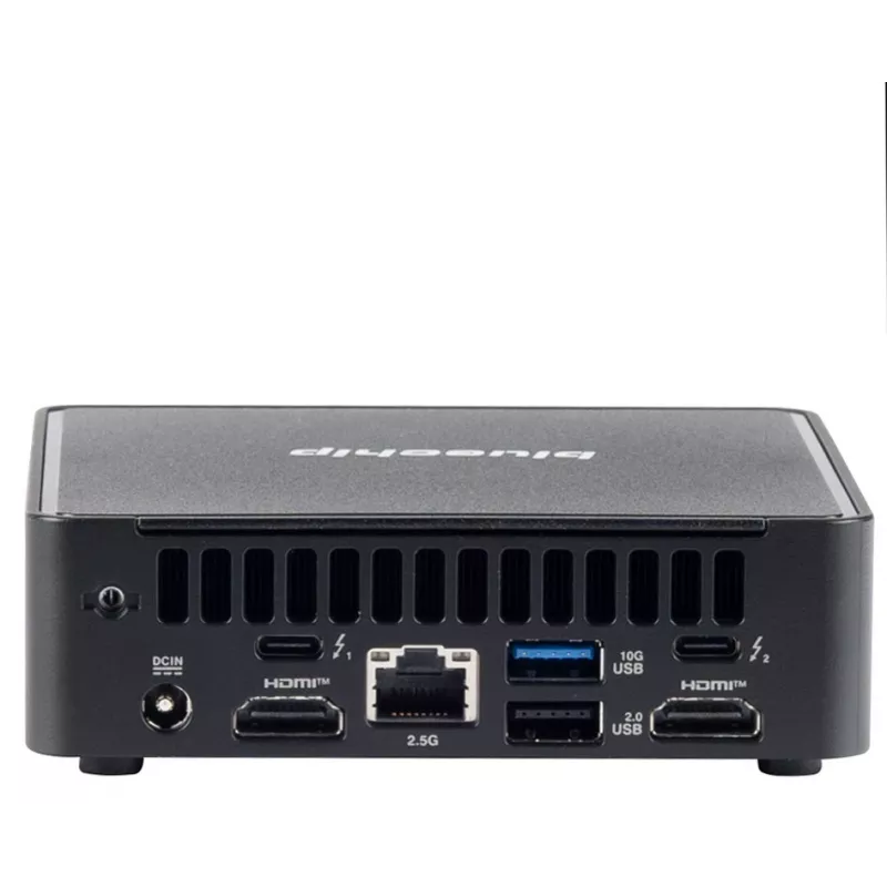 bluechip BUSINESSline M1570 Intel Core 7 240H 16 GB DDR5-SDRAM 500 GB SSD Windows 11 Pro miniarvuti Must