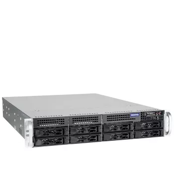 bluechip SERVERline R42316s 2 HE Rack, Intel® Xeon® Silver 4410Y protsessor / 2.00 GHz, TPM-moodul, 32 GB DDR5, 2 x 960 GB SSD, 2 x 10 Gigabit Ethernet
