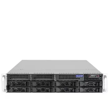 bluechip SERVERline R42316s 2 HE Rack, Intel® Xeon® Silver 4410Y protsessor / 2.00 GHz, TPM-moodul, 32 GB DDR5, 2 x 960 GB SSD, 2 x 10 Gigabit Ethernet