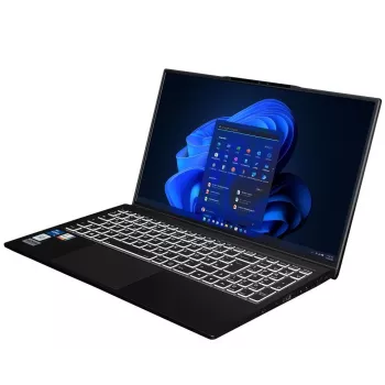 bluechip TRAVELline B15W57 Intel® Core™ i5-1335U protsessor / 4,60 GHz, Windows 11 Pro, 15,6-tolline matti IPS-paneel, 1920 x 1080, 16 GB DDR5, 500 GB NVMe SSD, Intel® WiFi 6 AX211 2×2, Bluetooth 5.3, Gigabit Ethernet, Intel® Iris® Xe graafika, Thunderbolt™ 4 USB-C pordi kaudu