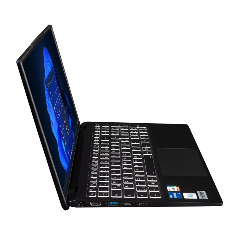 bluechip TRAVELline B15W57 Intel® Core™ i5-1335U protsessor / 4,60 GHz, Windows 11 Pro, 15,6-tolline matti IPS-paneel, 1920 x 1080, 16 GB DDR5, 500 GB NVMe SSD, Intel® WiFi 6 AX211 2×2, Bluetooth 5.3, Gigabit Ethernet, Intel® Iris® Xe graafika, Thunderbolt™ 4 USB-C pordi kaudu