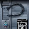 Autolaadija Joyroom JR-CL07 3-in-1 60W sisseehitatud USB-C kaabliga 1,6 m, must