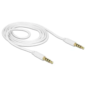 Audio kaabel DeLOCK 83440 1m 3.5mm Valge