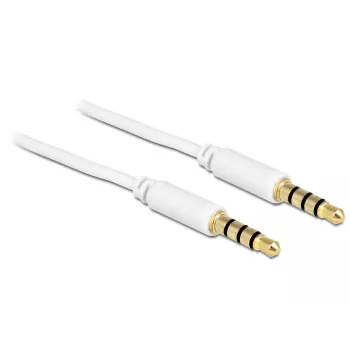 Audio kaabel DeLOCK 83440 1m 3.5mm Valge