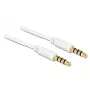Audio kaabel DeLOCK 83440 1m 3.5mm Valge