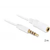 Audio Kaabel DeLOCK 3.5mm 2m Valge