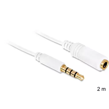 Audio Kaabel DeLOCK 3.5mm 2m Valge