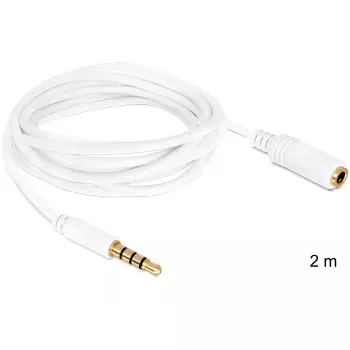 Audio Kaabel DeLOCK 3.5mm 2m Valge