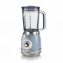 Ariete 583, Vintage Blender 1,5 L klaaskannuga, 4 roostevaba terasest tera, 4 kiirust + impulss, 1000 W, sinine