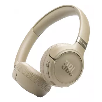 Kõrvaklapid JBL Tune 680NC, juhtmega ja juhtmevaba (Bluetooth, USB-C), supra-auraalne, peakinnitusega, beež, 20–20000 Hz, 161 g