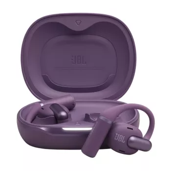 Peakomplekt JBL Sense Pro TWS Bluetooth kõrvakonksuga kõrvasisene 20–40000 Hz USB‑C laadimisalus lilla