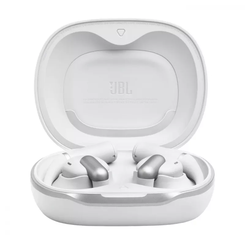 Peakomplekt JBL Sense Pro TWS kõrvakonksuga, kõnedele ja muusikale, 20–40000 Hz, USB-C laadimisalus, Valge