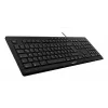 CHERRY STREAM klaviatuur Kodu/Kontor USB QWERTY Portugali Must Hall Täissuuruses 115 klahvi