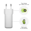 Seinalaadija USB-C 45W d bramante re-charge Pro — Sisetingimustesse, vahelduvvool, 110–240V, valge