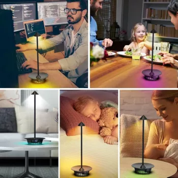 Techly I-LAMP-TABLE3 laualamp SMD LED-moodul 1 W SMD LED D must