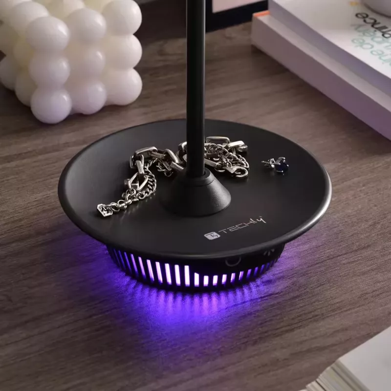 Techly I-LAMP-TABLE3 laualamp SMD LED-moodul 1 W SMD LED D must