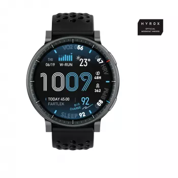 Amazfit Active Max ümmargune AMOLED 1,5-tolline 480×480 puuteekraan 64 MB muutmälu 4 GB 658 mAh must nutikell
