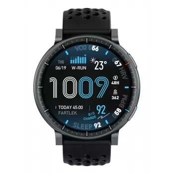 Amazfit Active Max ümmargune AMOLED 1,5-tolline 480×480 puuteekraan 64 MB muutmälu 4 GB 658 mAh must nutikell