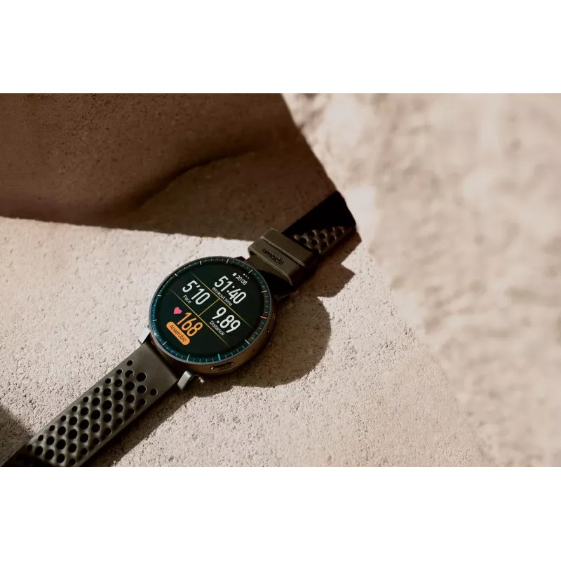 Amazfit Active Max ümmargune AMOLED 1,5-tolline 480×480 puuteekraan 64 MB muutmälu 4 GB 658 mAh must nutikell