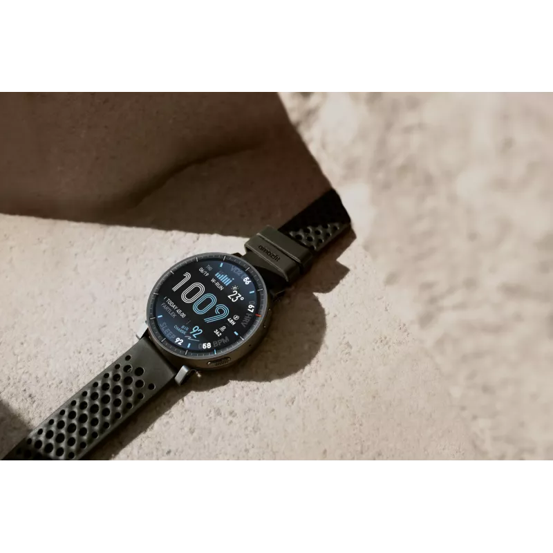 Amazfit Active Max ümmargune AMOLED 1,5-tolline 480×480 puuteekraan 64 MB muutmälu 4 GB 658 mAh must nutikell