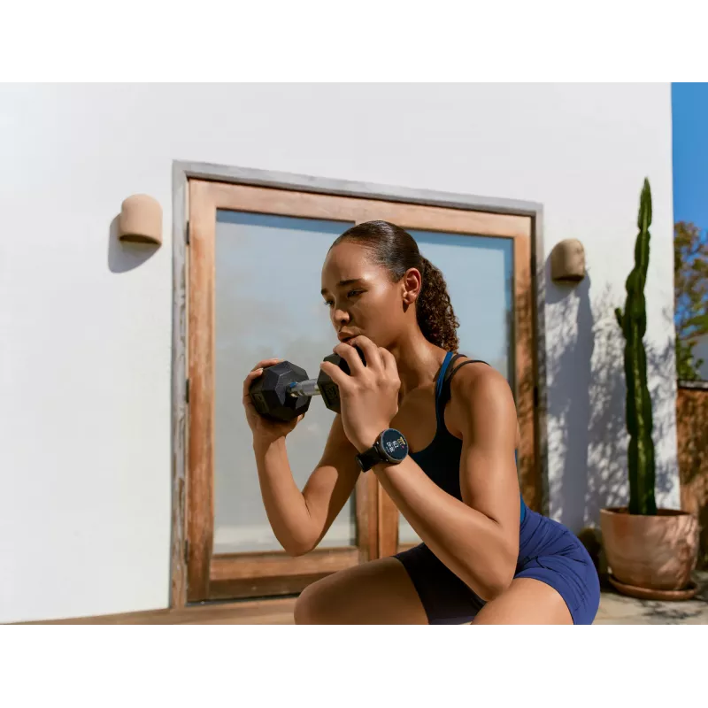 Amazfit Active Max ümmargune AMOLED 1,5-tolline 480×480 puuteekraan 64 MB muutmälu 4 GB 658 mAh must nutikell