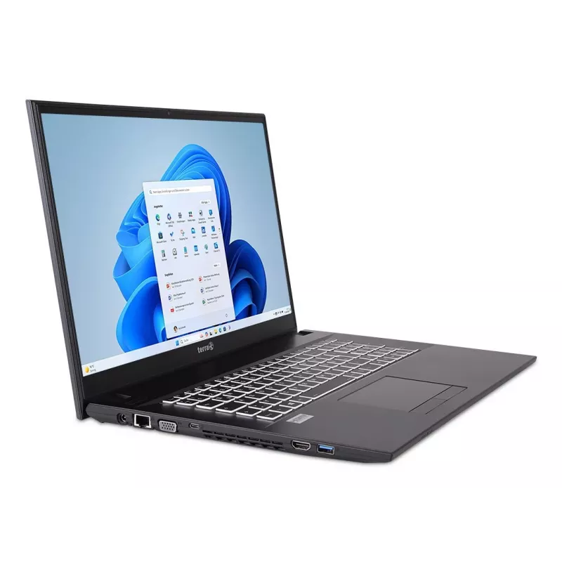 TERRA 1220855 sülearvuti Intel® Core™ i5 i5-1334U 43,9 cm (17,3 tolli) Full HD 16 GB DDR4-SDRAM 500 GB SSD Wi-Fi 6 (802.11ax) Windows 11 Home German hall