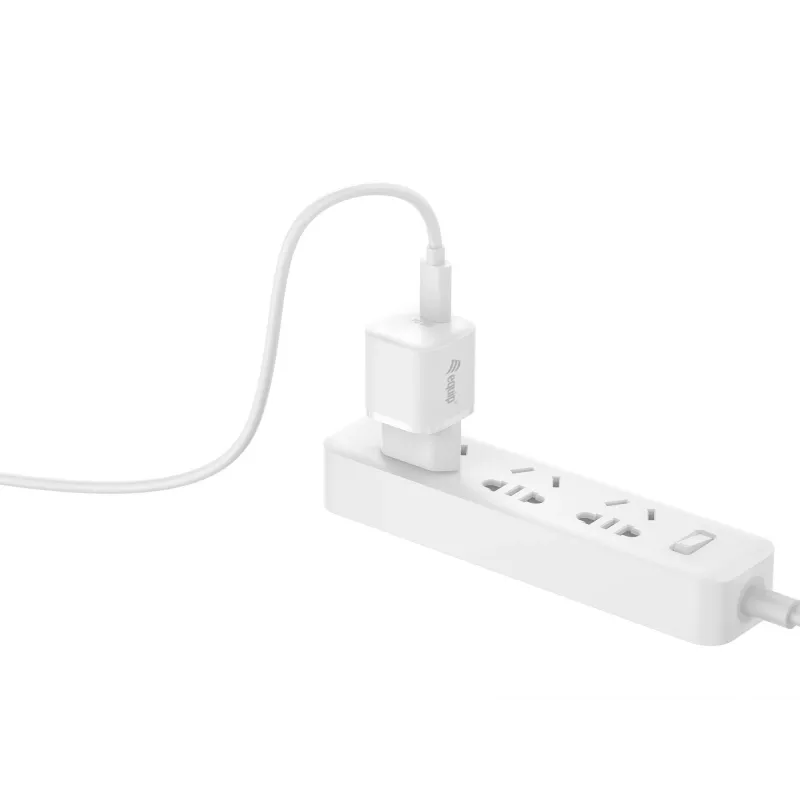 Equip 1-pordiline 20 W USB-C PD laadija, sisekasutuseks, vahelduvvool, valge, 100–240 V