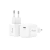 Equip 1-pordiline 20 W USB-C PD laadija, sisekasutuseks, vahelduvvool, valge, 100–240 V