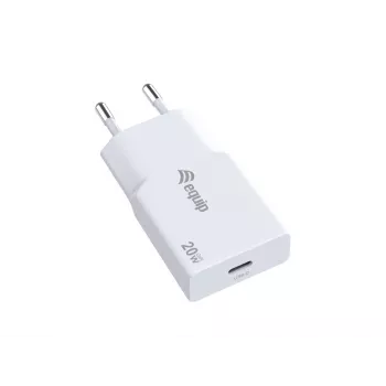 Sein laadija EQUIP 1-Port 20W GaN USB-C PD — 100–240V sisend, 12V maksimaalne väljund, valge