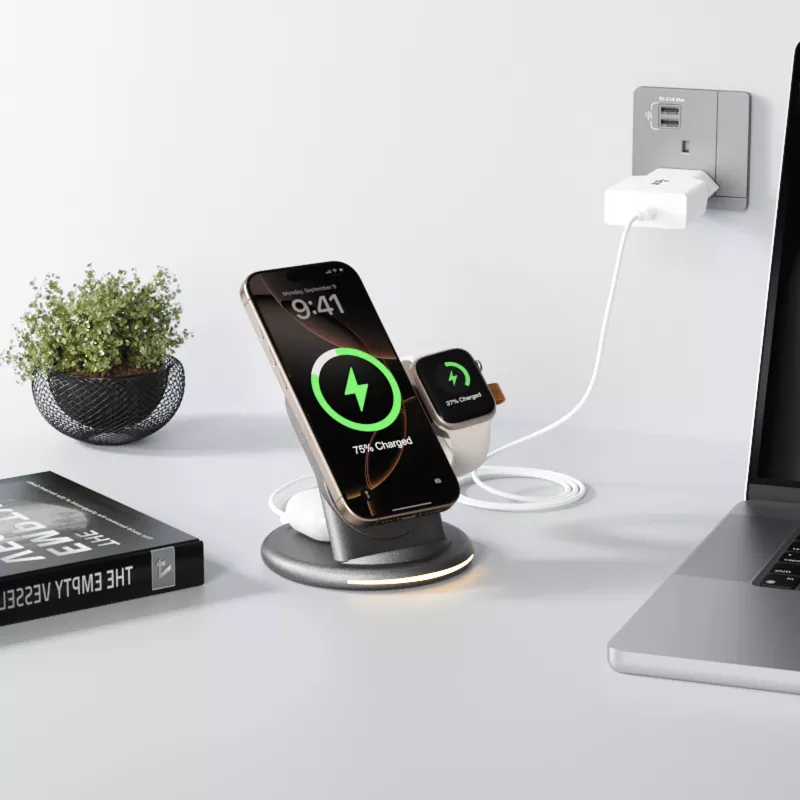 Sein laadija EQUIP 1-Port 20W GaN USB-C PD — 100–240V sisend, 12V maksimaalne väljund, valge