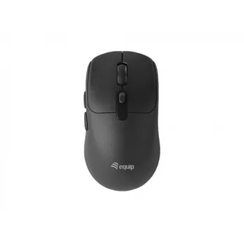 EQUIP mõlemakäeline 6 nupuga kaherežiimiline juhtmevaba hiir, optiline 1600 DPI, RF + Bluetooth, must