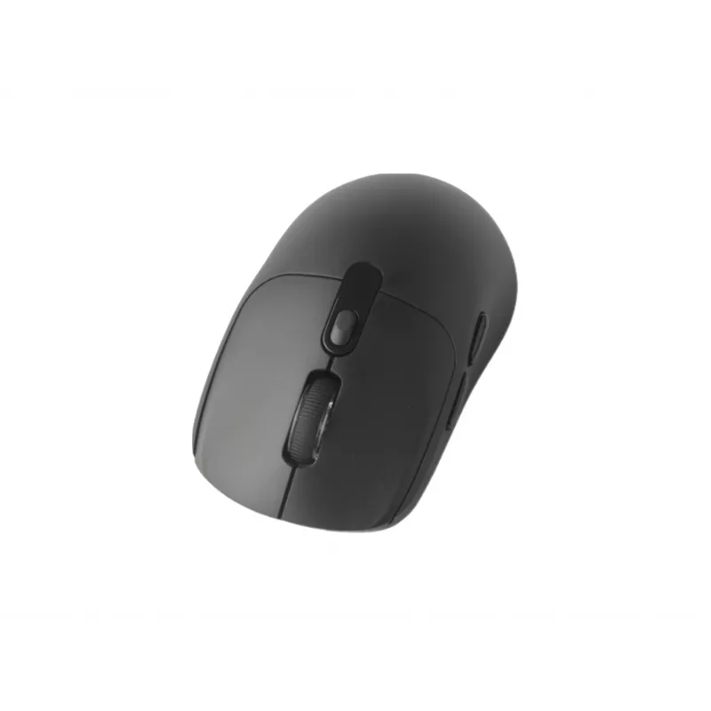 EQUIP mõlemakäeline 6 nupuga kaherežiimiline juhtmevaba hiir, optiline 1600 DPI, RF + Bluetooth, must