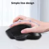 EQUIP 6 nupuga kaherežiimiline laetav juhtmevaba hiir — paremakäeline, optiline 1600 DPI, RF juhtmevaba + Bluetooth, must