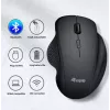 EQUIP 6 nupuga kaherežiimiline laetav juhtmevaba hiir — paremakäeline, optiline 1600 DPI, RF juhtmevaba + Bluetooth, must
