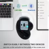 EQUIP 6 nupuga kaherežiimiline laetav juhtmevaba hiir — paremakäeline, optiline 1600 DPI, RF juhtmevaba + Bluetooth, must
