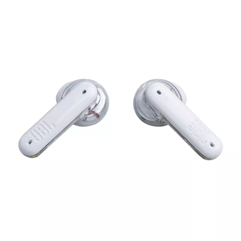 JBL Tune Flex Ghost Edition kõrvaklapid True Wireless Stereo (TWS) kõrvasisesed Kõned/muusika Bluetooth Läbipaistev, valge