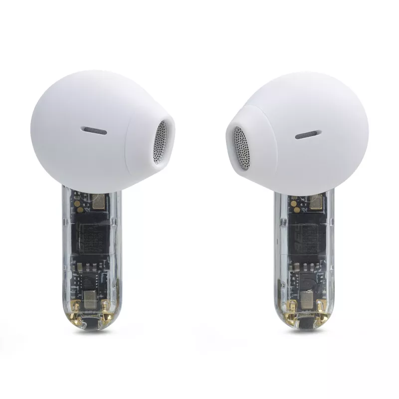 JBL Tune Flex Ghost Edition kõrvaklapid True Wireless Stereo (TWS) kõrvasisesed Kõned/muusika Bluetooth Läbipaistev, valge