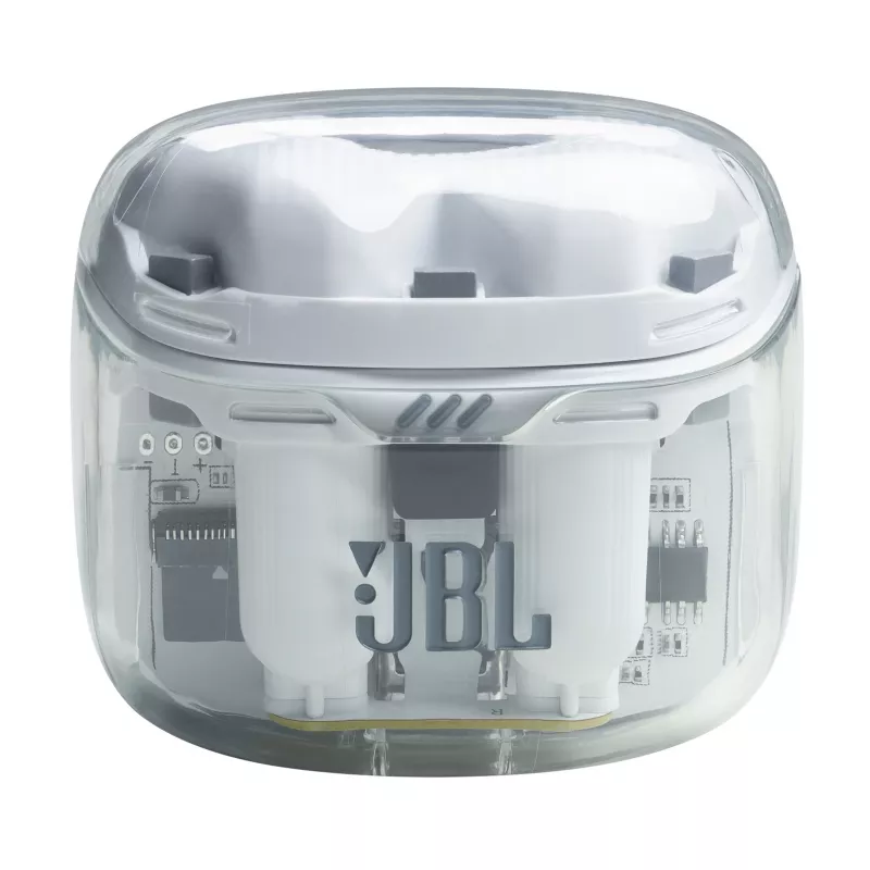JBL Tune Flex Ghost Edition kõrvaklapid True Wireless Stereo (TWS) kõrvasisesed Kõned/muusika Bluetooth Läbipaistev, valge