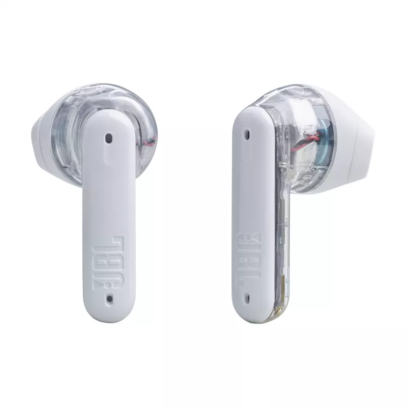 JBL Tune Flex Ghost Edition kõrvaklapid True Wireless Stereo (TWS) kõrvasisesed Kõned/muusika Bluetooth Läbipaistev, valge