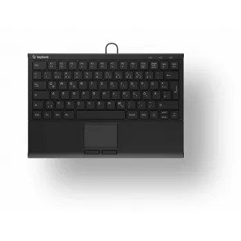 KeySonic KSK-5211ELU (DE) klaviatuur Kodu USB QWERTZ Saksa Must