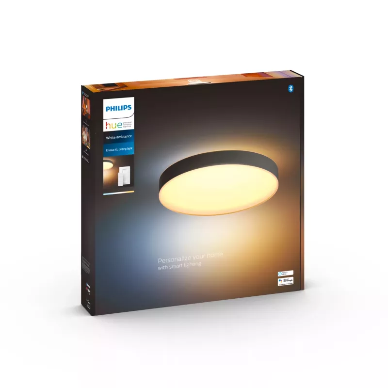 Nutikas laelamp Philips Hue Valge ambience Enrave extra large Must