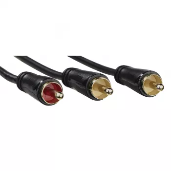 Audio kaabel Hama 00205097 5m RCA 2 x RCA Male Gold Plated Must