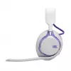Peakomplekt JBL Quantum 650 — Juhtmevaba Bluetooth, USB-C, ümberkõrvaklapid, peapaelaga, valge, 20–20000 Hz