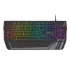 Mänguriklaviatuur GENESIS Rhod 350 RGB — Täissuuruses 104 klahviga USB QWERTY Hispaania, must, RGB taustvalgustus, randmetugi