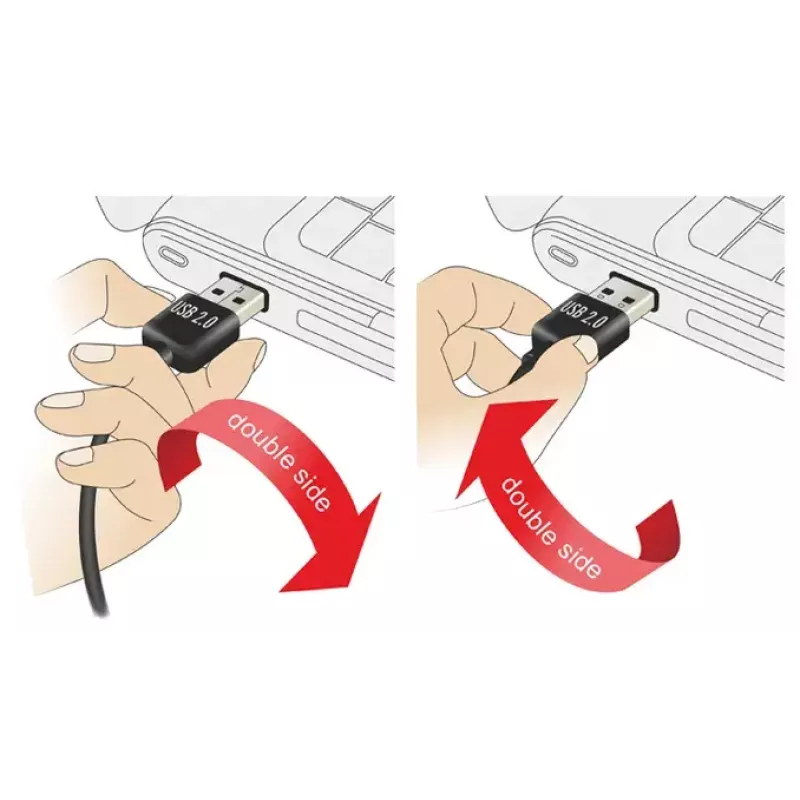 USB-kaabel DeLOCK 2m USB 2.0 A - micro-B m/m