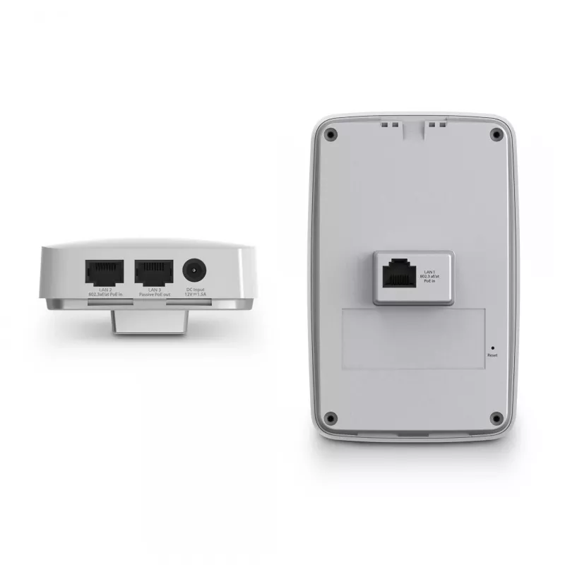 EnGenius Cloud Managed AP Wall-Plate 11ax Wi-Fi6 400+867Mbps 2T2R GbE PoE.af 2x4 & 2x 5dBi ia
