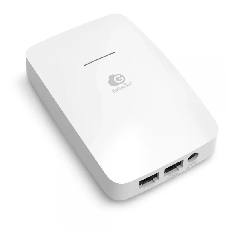 EnGenius Cloud Managed AP Wall-Plate 11ax Wi-Fi6 400+867Mbps 2T2R GbE PoE.af 2x4 & 2x 5dBi ia