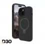 Kaitseümbris dbramante1928 Iceland Ultra D3O MS Kick iPhone 17e/16e/15/14/13 jaoks, 6,1 tolli (15,5 cm), Must