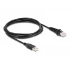 DeLOCK USB vöötkoodiskanner 1D ja 2D juhtmega statsionaarseks paigalduseks